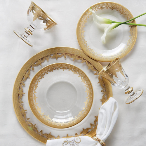 Arte Italica Vetro Gold Dinnerware Arte Italica Vetro Gold Dinnerware
